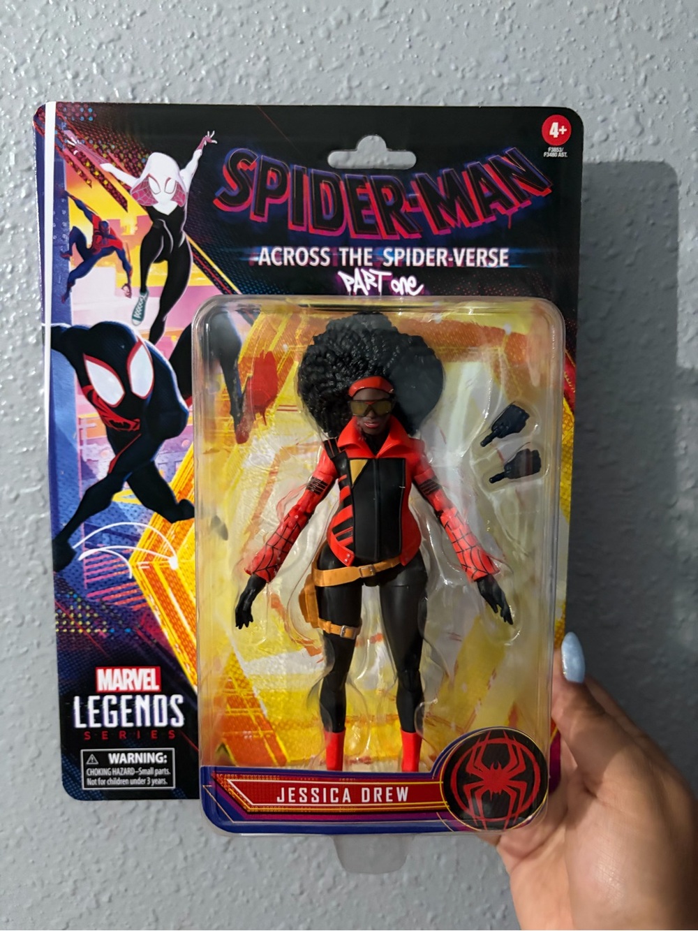 Marvel Jessica Drew Action Figure – Red, Black & Gold Accents